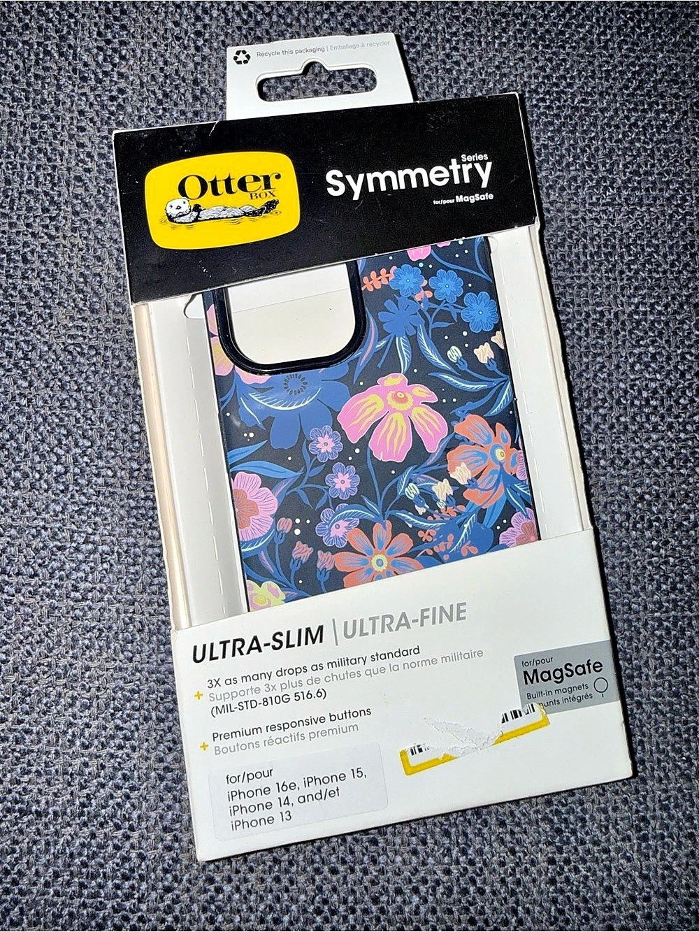 OtterBox Symmetry Series Floral MagSafe Phone Case NWT